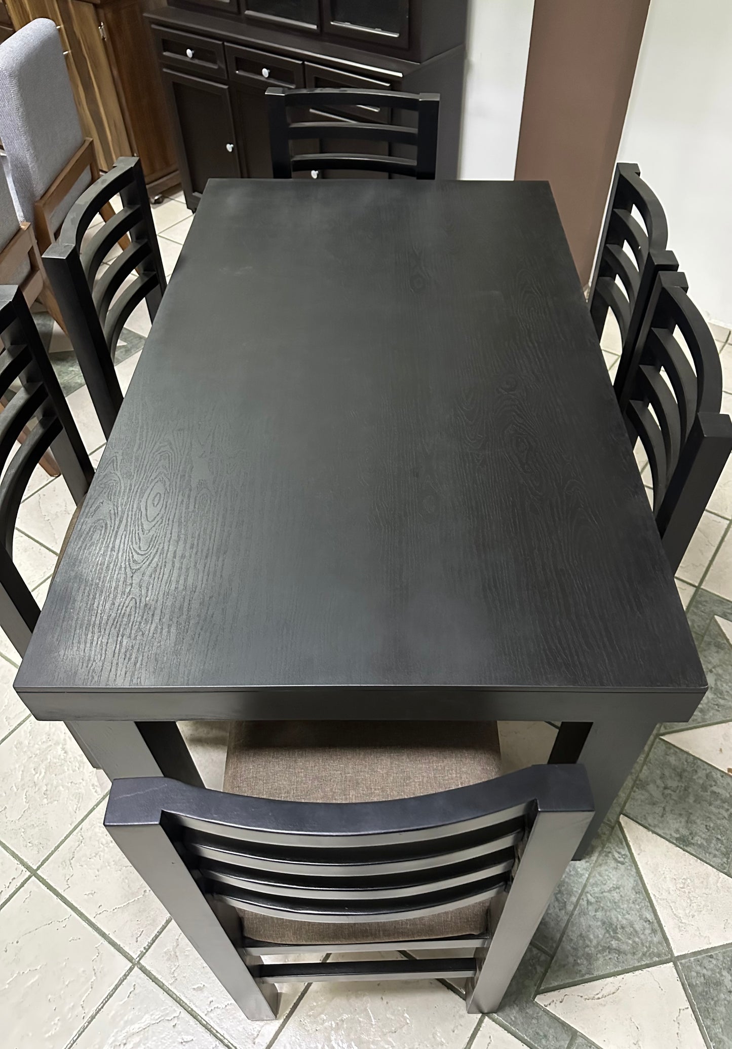Comedor Fili 6 sillas negro