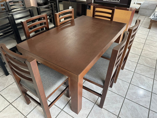 Comedor Fili 6 sillas canela