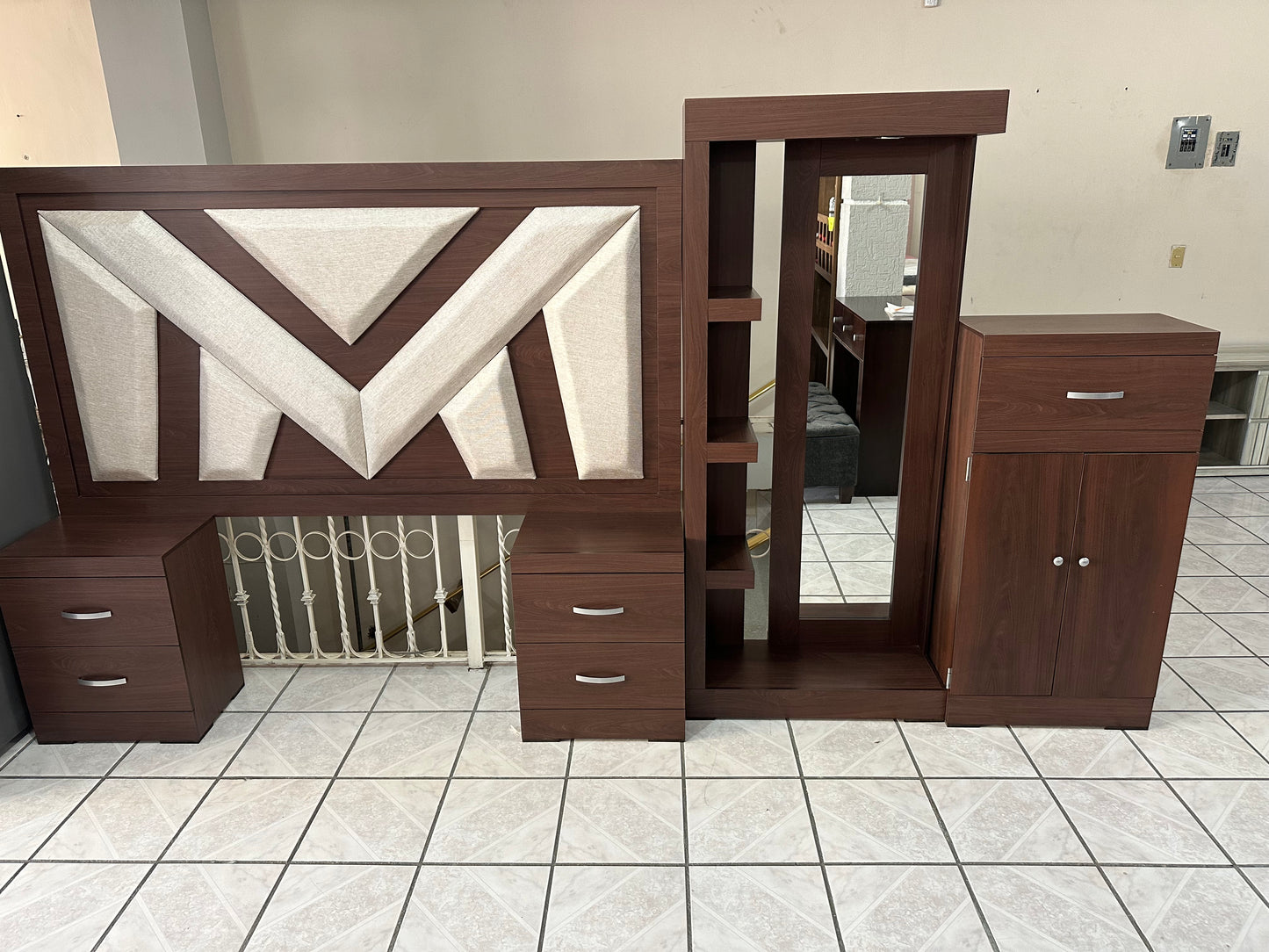 Recámara Emma Caoba King Size