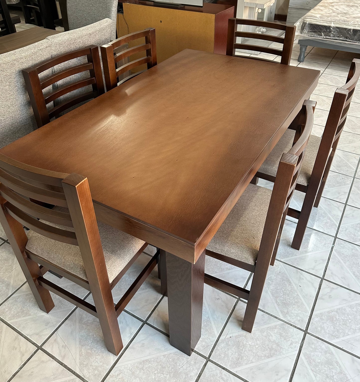 Comedor Fili 6 sillas Canela M