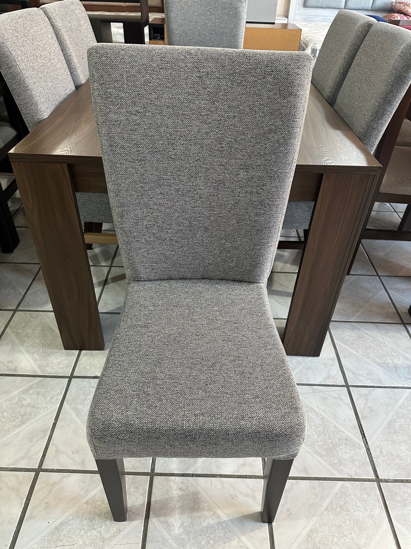 Comedor Malibú 6 sillas gris