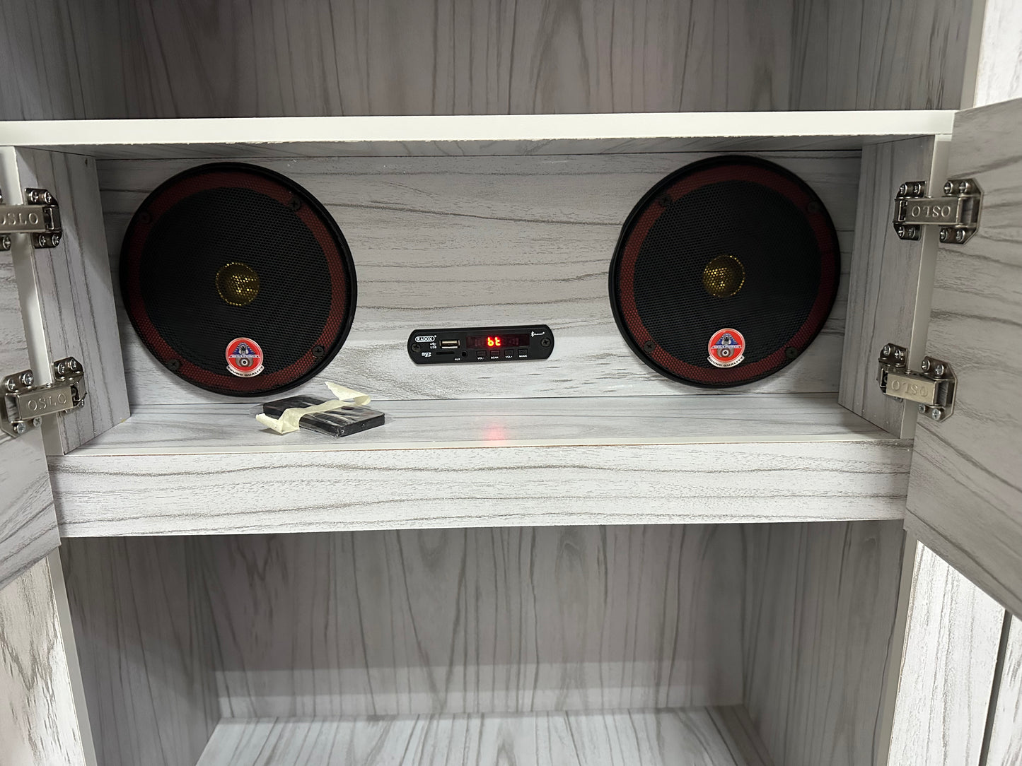 Recámara Audio King Size Gris