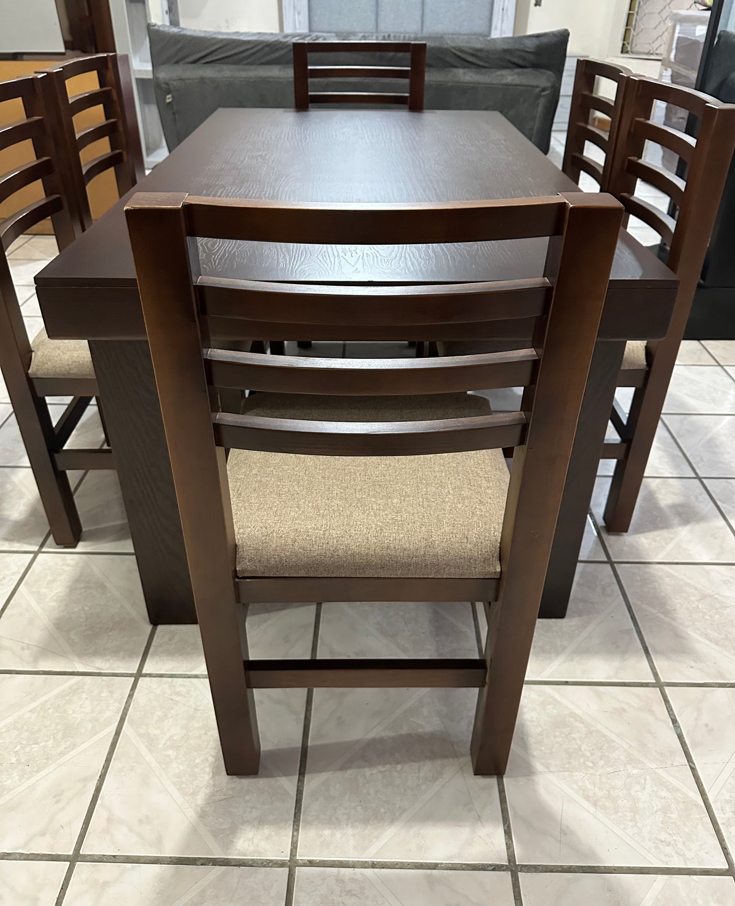 Comedor Fili 6 sillas Canela M