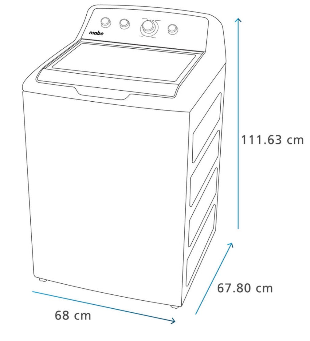 Lavadora Mabe 21Kg LMA71214VBAB