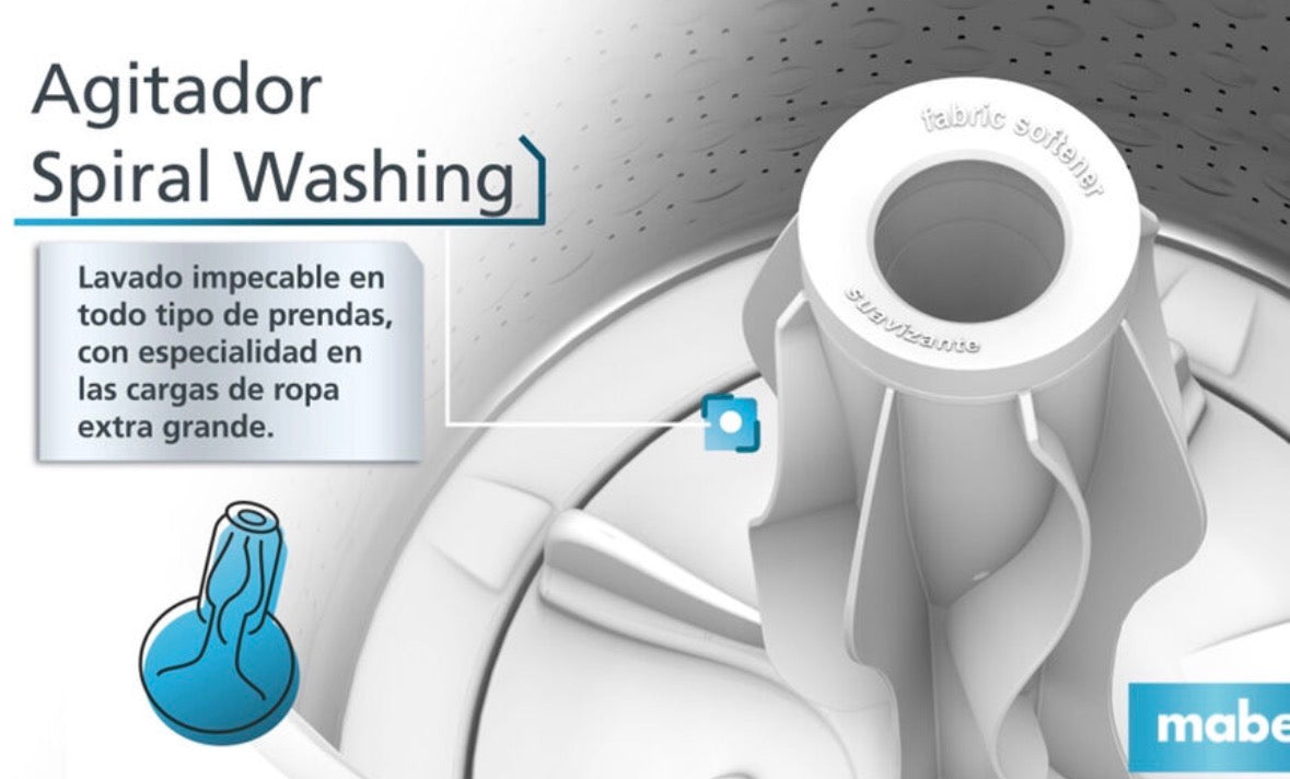 Lavadora Mabe 21Kg LMA71214VBAB