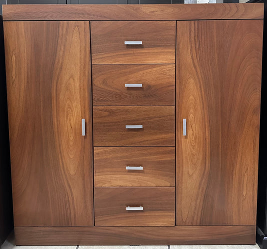 Cómoda Parota melanina 5 cajones